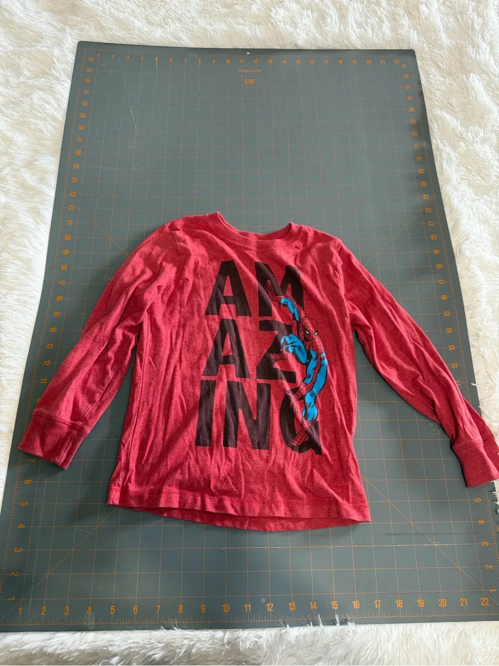 Amazing Graphic Long-Sleeve Tee for Kids - Red old navy 5T